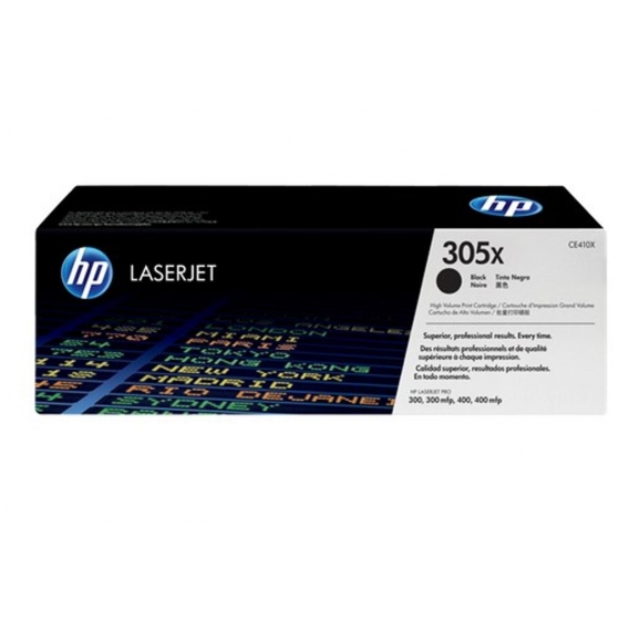 HP 305X, Laser, HP LaserJet Pro 300, 400, Schwarz, 10 - 25 °C, 20 - 80%, -20 - 40 °C