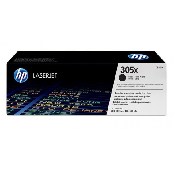 HP 305X, Laser, HP LaserJet Pro 300, 400, Schwarz, 10 - 25 °C, 20 - 80%, -20 - 40 °C