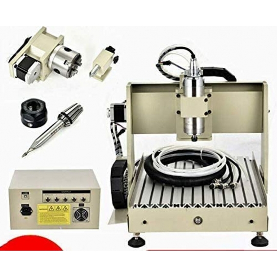 4 Achse 3040 CNC Router Engraver Graviermaschine USB Fräsmaschine 800W VFD Milling Machine Fräsmaschine Spindel Graviergerät (US