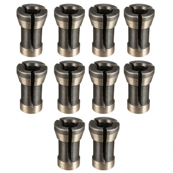 10pcs 1/4\'\' 6,35 mm Druckspannzange Spannzange Graviermaschine für Bakelit Fräsen