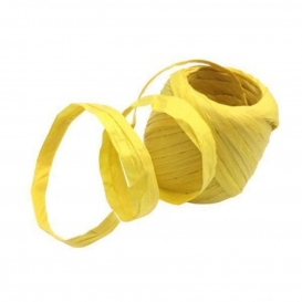 More about 3X Raffia Papierband Geschenkverpackungsschnur Home Dekorative Papierkordel gelb