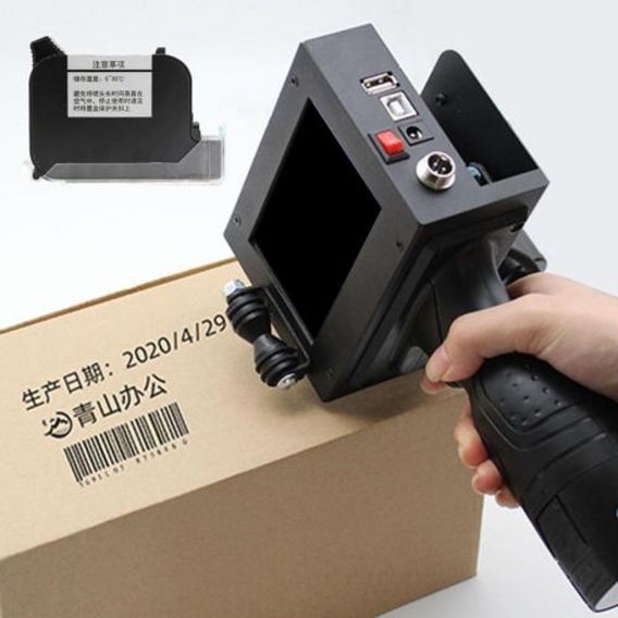 Tragbarer Tintenstrahldrucker, Codierer, Etikett, Produktionsdatum, 25,4 mm, QR-Barcode, Handjet, Wort, Ablaufdatum, Handheld fü