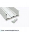 PVC Endkappe links U-Profil - RAL 9010