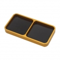 Schraubenablage mit Magnetpad Aufbewahrungsbox Reparaturwerkzeuge für RC-Modell-Handy-Reparatur Farbe 2 Gitter