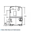 Kompressor Tecumseh TFH5532F (TH5531), AC - R22, 400V/3F/50Hz