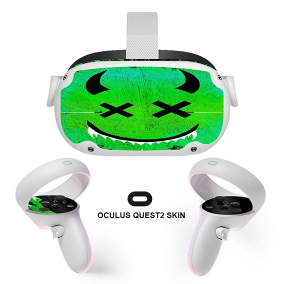 Aufkleber Skin Protect Cover für Oculus Quest 2 VR Brillen Headset Sticker ＃ B,