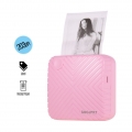 Drahtloser Taschen Thermodrucker Mini Empfangs Fotodrucker für Kinder Farbe Rosa