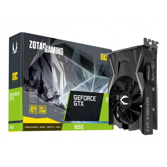 ZOTAC GAMING GeForce GTX 1650 OC GDDR6 - GeForce GTX 1650 - 4 GB - GDDR6 - 128 Bit - 3840 x 2160 Pix ZOTAC