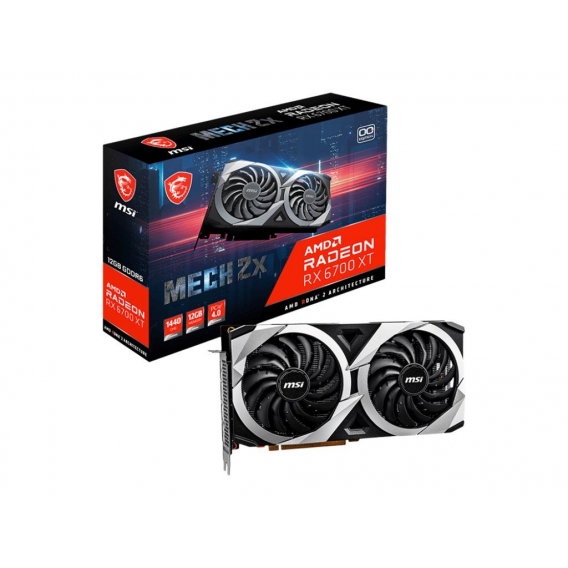 MSI Radeon RX6700XT MECH 2X OC    12GB GDDR6 HDMI DVI 3xDP