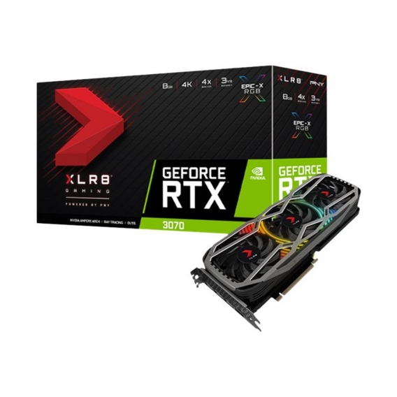 PNY VCG30708LTFXPPB Grafikkarte NVIDIA GeForce RTX 3070 8 GB GDDR6