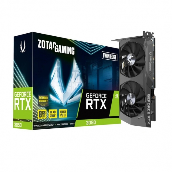 Zotac GeForce RTX 3050 Twin Edge, 8GB GDDR6, HDMI, 3x DP Grafikkarte