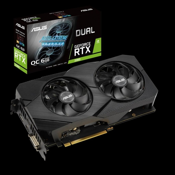 ASUS DUAL-RTX2060-O6G-EVO           (6GB,DVI,HDMI,DP,Active)