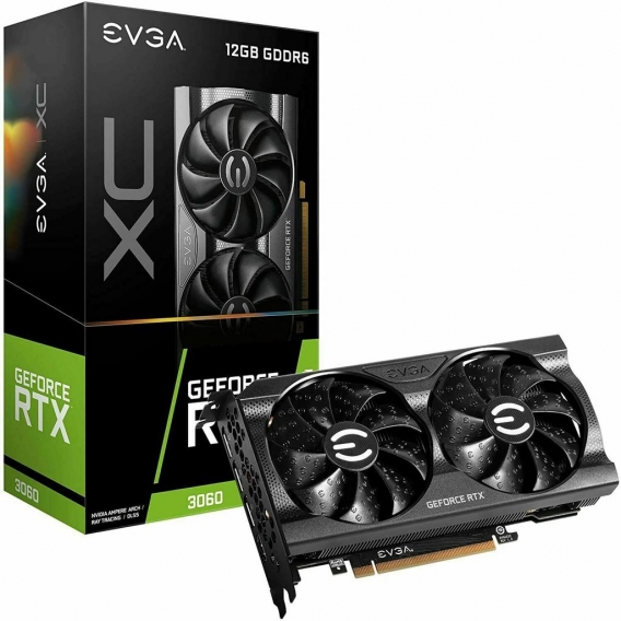 EVGA GeForce RTX 3060 XC GAMING 12GB GDDR6 Grafikkarte schwarz