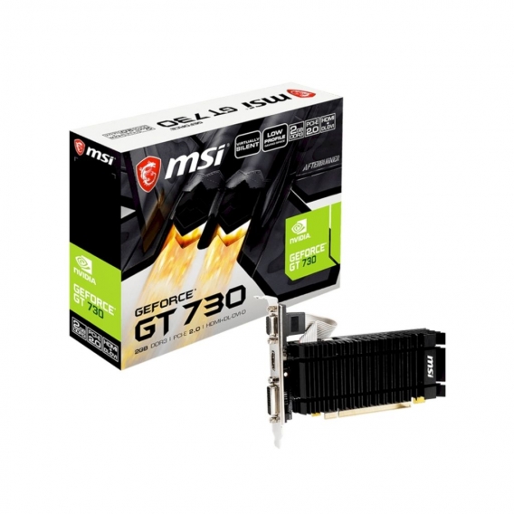 MSI GeForce GT 730 LP V1, Grafikkarte ,HDMI, DVI, VGA, Retail