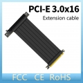 AcserGery SPT Full Speed ​​3.0 PCIE X16 Riser Cable Grafikkartenverlängerung für GPU Vertical Full Speed ​​3.0 Grafikkartenverlä