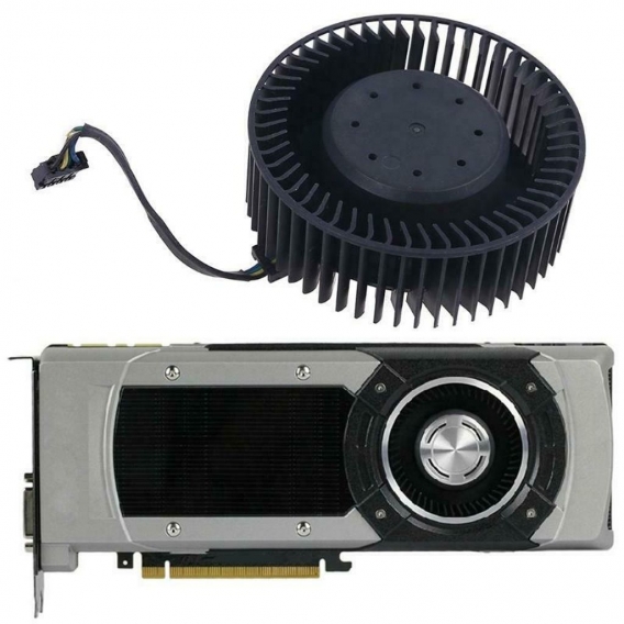 BFB0712HF 65mm 12V 1.8A Graphics Card Cooling Fan NVIDIA GeForce GTX 980, GTX 980 Ti, GTX 780, GTX 680, GTX 670, GTX 660TI, GTX 