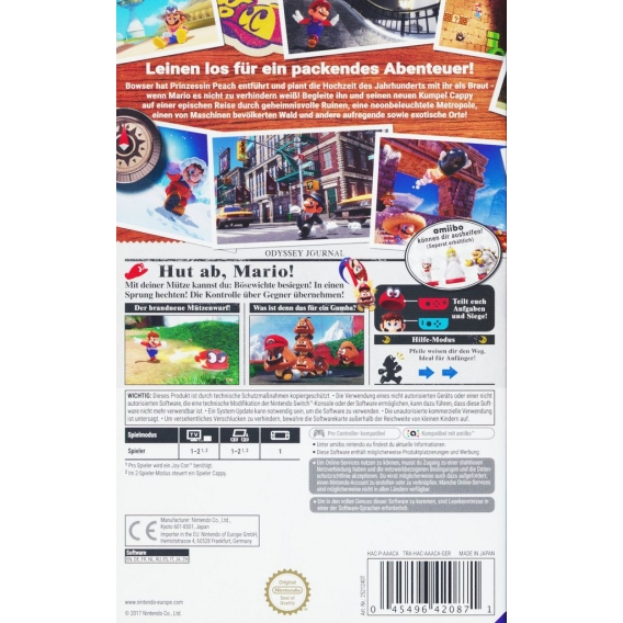 Super Mario Odyssey - Nintendo Switch