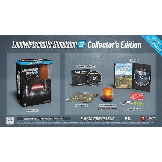 Landwirtschafts Simulator 22 Collectors Edition Cd Rom Eurobox 2474