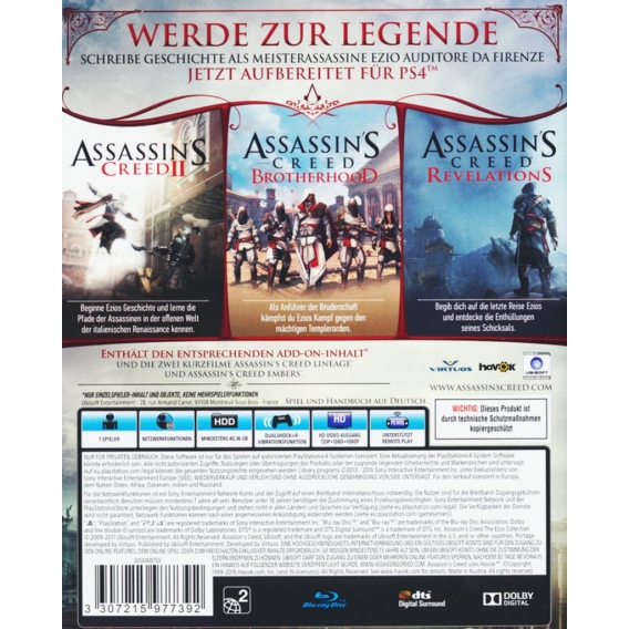 Assassin´s Creed  Ezio Collection  PS4