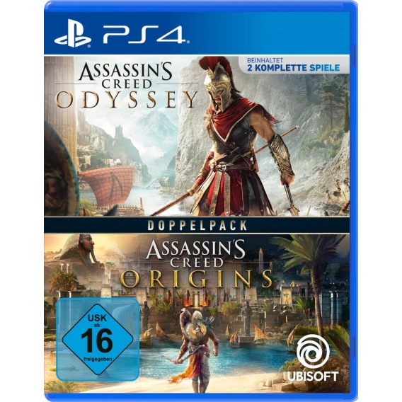 Assassins Creed Doppelpack Odyssey + Origins PS-4