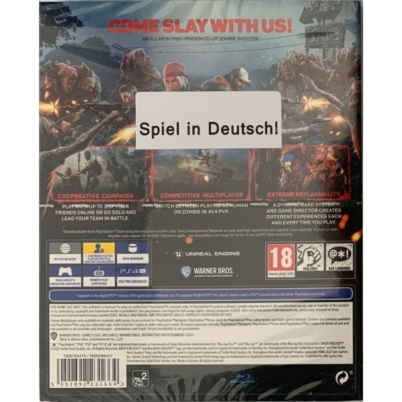 Back 4 Blood - Special Steelbook Edition (PS4 & PS5) (EU-Version)