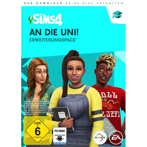 Die Sims 4 - An die Uni (Add-On) (CIAB) - CD-ROM DVDBox