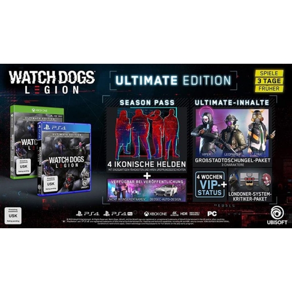 Watch Dogs Legion PS4 Playstation 4 Ultimate