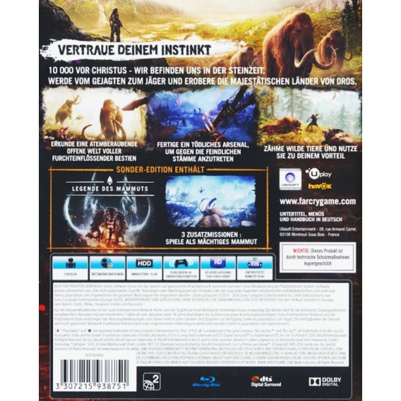 Far Cry Primal  Special Edition  PS4