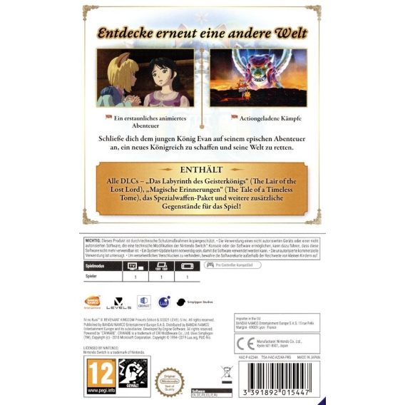 Ni No Kuni 2 - Schicksal eines Königreichs (Prince's Edition) - Nintendo Switch