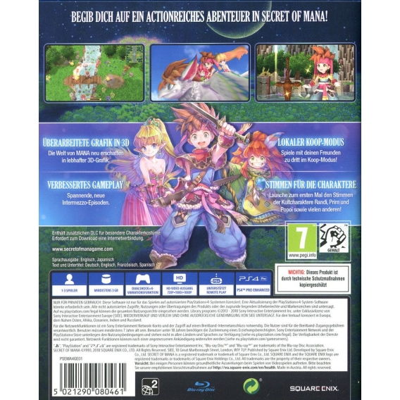 Secret of Mana - Konsole PS4