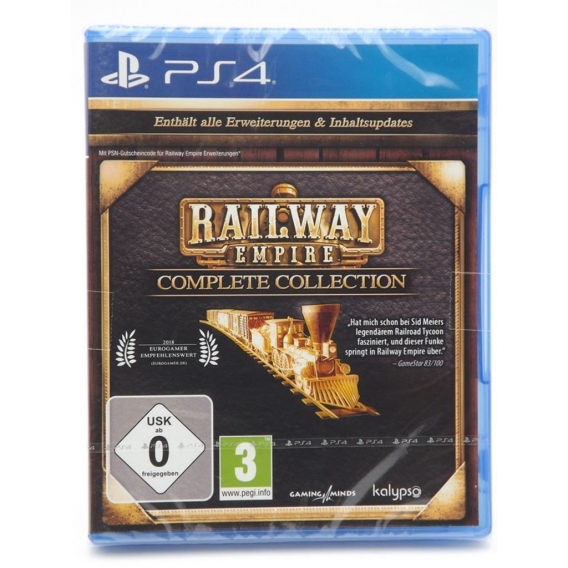 KOCH Media Kalypso Railway Empire Complete Collection PS4 USK 0 1058321 - PlayStation 4 KOCH Media