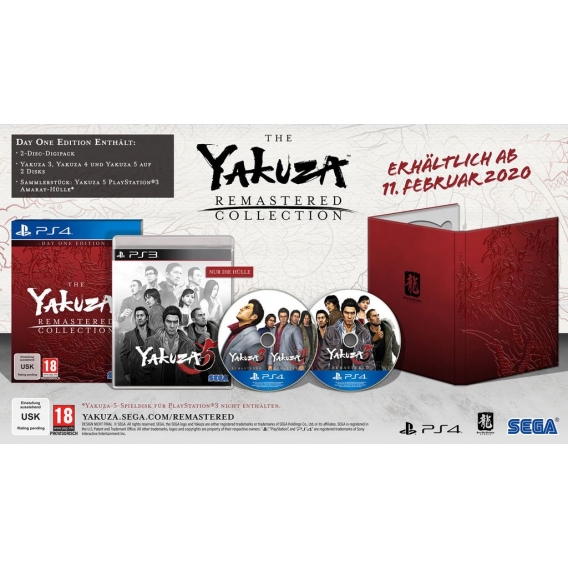 The Yakuza Remastered Collection (Day One Editon) - Konsole PS4