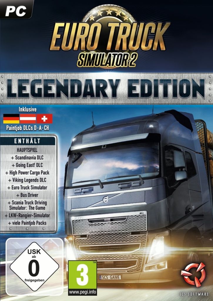 Euro Truck Simulator 2 1 Dvd Rom Legendary Edition