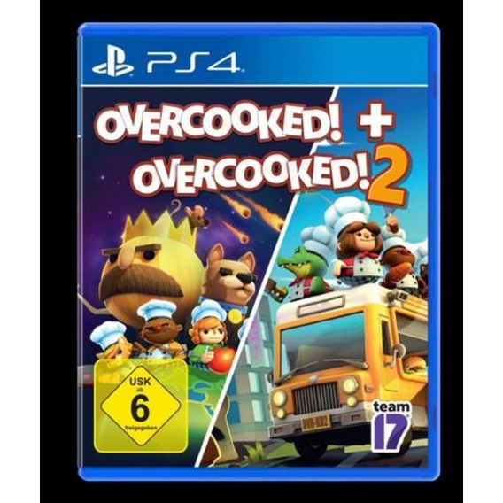 Overcooked Double Pack PS-4 Overcooked + Overcooked 2