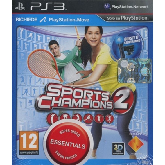 Sony Sports Champions 2, PS3, PlayStation 3, Simulation, Blu-ray