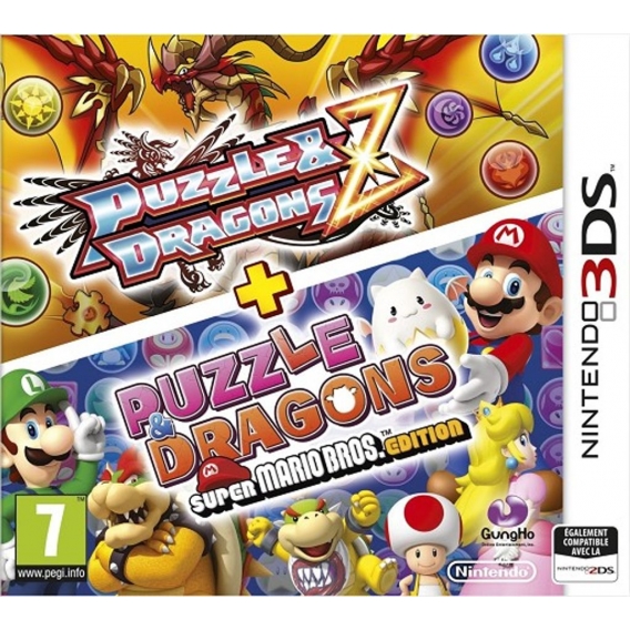 Puzzle Dragons Z et Puzzle Dragons Super Mario Bros Edition 3DS  [FR IMPORT]