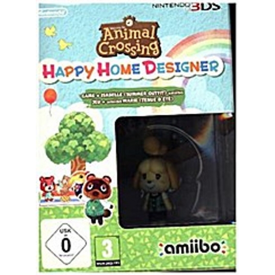 Animal Crossing, Happy Home Designer, 1 Nintendo 3DS-Spiel + amiibo-Figur