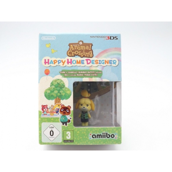 Animal Crossing, Happy Home Designer, 1 Nintendo 3DS-Spiel + amiibo-Figur