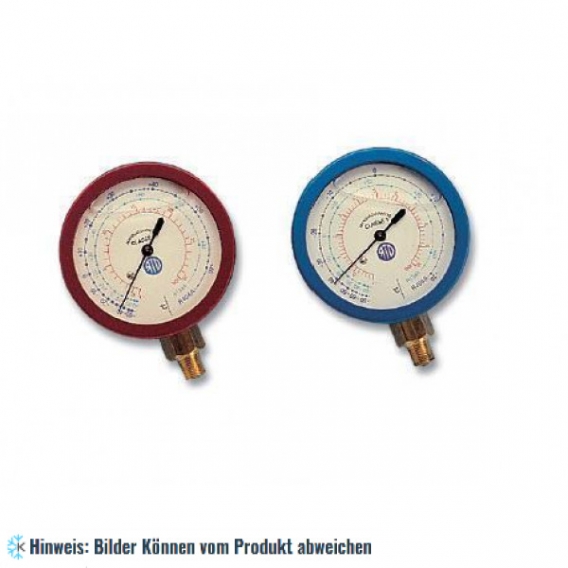 Ersatz Manometer Ø60, Ölfüllung, Klasse 1, radialer Anschluss - Blondelle WIGAM BL60/20R1/A4/K1