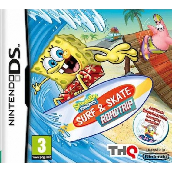 Sponge Bob  Surf & Skate Tour  DS  AT