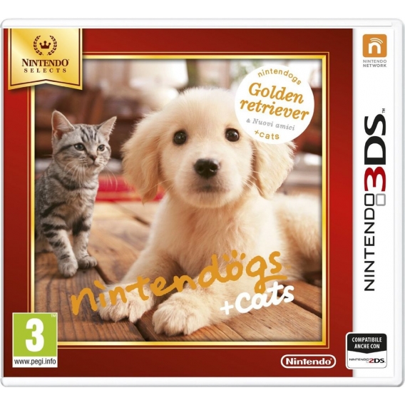 Nintendo Nintendogs + Cats: Golden Retriever, Nintendo 3DS, Physische Medien, Lebensstil, Nintendo, 25/03/2011, PG (Elterlische 