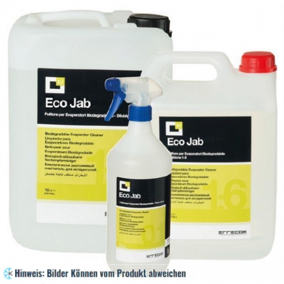 EcoJab biologisch abbaubarer Verdampferreiniger 10 L Kunststoff-Behälter, Verdünnung 1:6