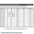 Thermostatisches Expansionsventil Honeywell, TLK- 1,0； R134a, MOP +15°C