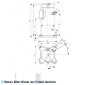 Kompressor Copeland ZRD72-KCE-TFD-422, R407C, 380-420V