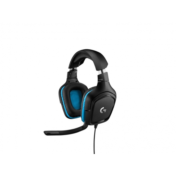 Logitech G G432 - Kopfhörer - Kopfband - Gaming - Schwarz - Blau - Binaural - 7.1 Kanäle