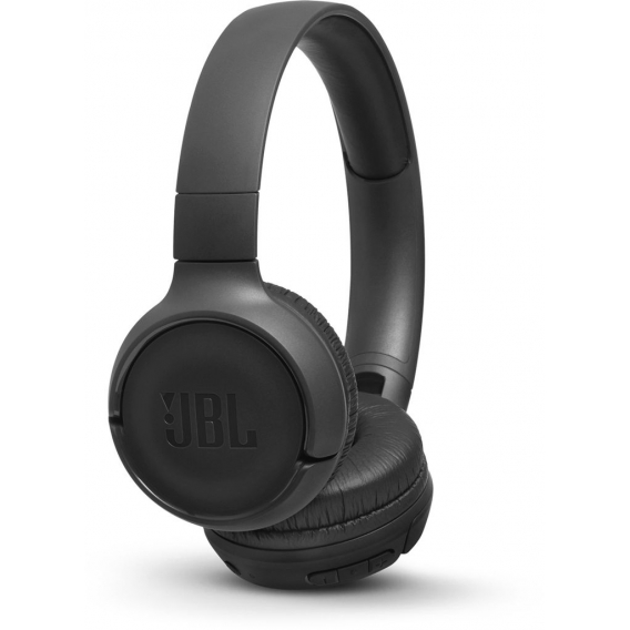 JBL On-Ear-Kopfhörer T500, Bluetooth, Kabellos, Faltbar, Pure Bass, Farbe: Schwarz