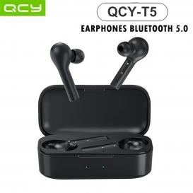 More about QCY T5 TWS Bluetooth 5.0 Kopfhörer Kabellos Aufladen In-Ohr Earbuds Lärm Abbrechen mit Mic und Charging Dock