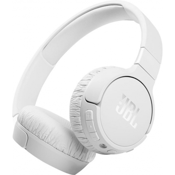 JBL Tune 660 NC, Kopfhörer, Kopfband, Musik, Weiß, Binaural, Abspielen/Pause, Track ＜, Ortung ＞, Lautstärke +, Lautsärke -