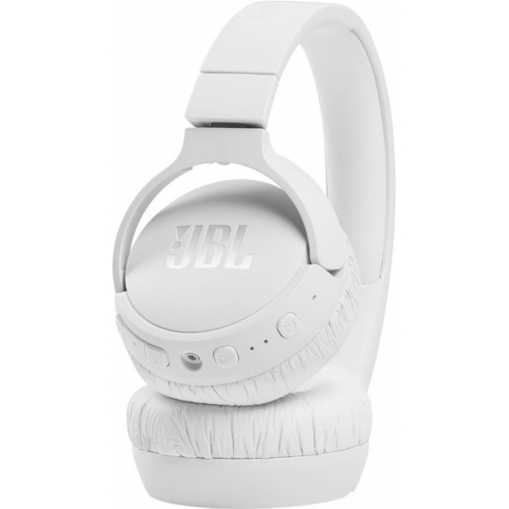 JBL Tune 660 NC, Kopfhörer, Kopfband, Musik, Weiß, Binaural, Abspielen/Pause, Track ＜, Ortung ＞, Lautstärke +, Lautsärke -