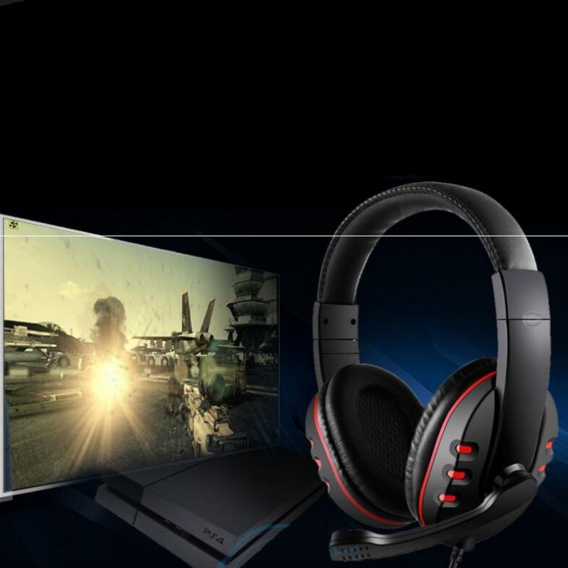 Spielkonsolen-Headsets Gaming Kopfhörer Für Xbox One, PS4, Nintendo Switch und PC 3,5 mm Kopfhörer mit Mikrofon